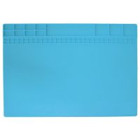 Килимок для робочого столу (405 х 305) Blue, антистатичний, термостійкий