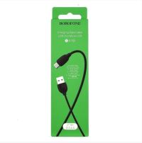 Кабель Micro USB Borofone BX-19 (1m / 2.4A) Black