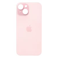 Кришка задня iPhone 15 Pink (великий виріз під камеру)