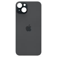 Кришка задня iPhone 15 Plus Black (великий виріз під камеру)
