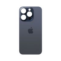 Кришка задня iPhone 15 Pro Blue (великий виріз під камеру)