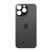 Кришка задня iPhone 15 Pro Max Black (великий виріз під камеру)