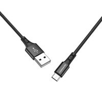Кабель Micro USB TORNADO TX16 (1m / 2.4A) Black