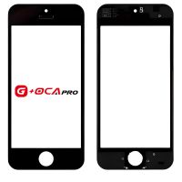 Скло дисплея OCA Pro для iPhone 5S + OCA (для переклеювання, з рамкою) Black