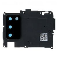 Скло камери Samsung Galaxy A02S SM-A025 / Galaxy A03S SM-A037 Black (з рамкою)