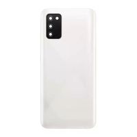 Задня частина корпусу Samsung Galaxy A02S SM-A025 White (зі склом камери)