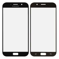 Скло дисплея Samsung Galaxy A7 (2017) SM-A720F Black + OCA (для переклеювання)