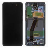 Дисплей Samsung Galaxy S20 SM-G980 / G981 OR with frame Gray Cosmic (знятий з телефону)