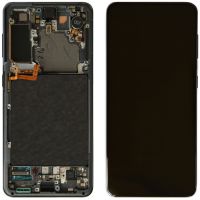 Дисплей Samsung Galaxy S21 SM-G990F / SM-G991 OR 100% (Service Pack) with frame Black