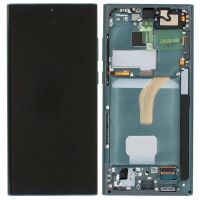 Дисплей Samsung Galaxy S22 Ultra 5G SM-S908 OR 100% (Service Pack) with frame Phantom Green