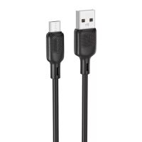 Кабель USB-A - Micro USB Borofone BX113 Black