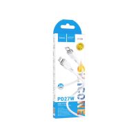 Кабель USB Type-C на Lightning Borofone BX-51 (1m / 3A) White