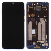 Дисплей Xiaomi Mi 9 SE OR 100% (Service Pack) with frame Blue