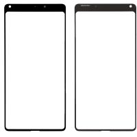 Скло дисплея Xiaomi Mi Mix 2 Black + OCA (для переклеювання)