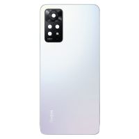 Задня частина корпусу Xiaomi Redmi Note 11 / Redmi Note 11S Pearl White (з склом камери)