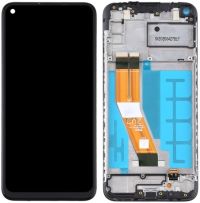 Дисплей Samsung Galaxy A11 SM-A115 / M11 SM-M115 OR 100% (Service Pack) with frame Black (157.5mm)