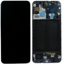 Дисплей Samsung Galaxy A41 SM-A415 OR 100% (Service Pack) with frame Black