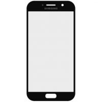 Скло дисплея Samsung Galaxy A5 SM-A520 (2017) Black + OCA (для переклеювання)