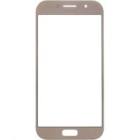 Скло дисплея Samsung Galaxy A5 SM-A520 (2017) Gold + OCA (для переклеювання)