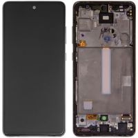 Дисплей Samsung Galaxy A52 SM-A525 / SM-A526 / A52S SM-A528 with frame Black (Original AMOLED)