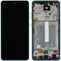 Дисплей Samsung Galaxy A52 SM-A525 / SM-A526 / SM-A528 OR 100% (Service Pack) with frame Blue