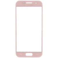 Скло дисплея Samsung Galaxy A7 (2017) SM-A720F Pink (для переклеювання)