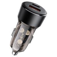 Автомобільний зарядний пристрій ACEFAST B12 60W (USB-A+USB-C) dual-port Black