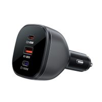 Автомобільний зарядний пристрій ACEFAST B14 165W (2*USB-C+USB-A) 3-port Black