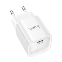 Зарядний пристрій HOCO C146A Charm single port PD20W charger (EU) White