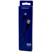 Кабель Micro USB TORNADO C1L (1.2m / 2.1A) Black