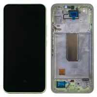 Дисплей Samsung Galaxy A34 5G SM-A346 OR 100% (Service Pack) with frame Green (Lime)