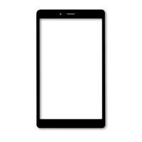 Скло дисплея для Samsung Galaxy Tab A 8.0 2019 LTE (SM-T295) Black + OCA (для переклеювання)