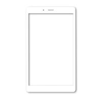 Скло дисплея для Samsung Galaxy Tab A 8.0 2019 LTE (SM-T295) White + OCA (для переклеювання)