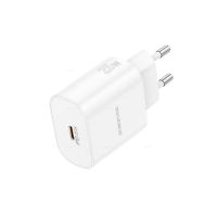 Блок USB Type-C + QC 3.0 Borofone BA-82A 25W White