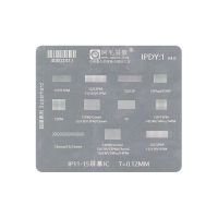 Трафарет BGA Amaoe IPDY:1 V4.0 Touch IC для iPhone 11 - iPhone 15 Pro Max (0.12mm)