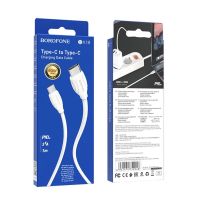 Кабель USB Type-C Borofone BX-19 (1m / 3A) White