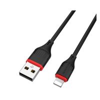 Кабель USB Lightning Borofone BX-17 (1m / 2.4A)
