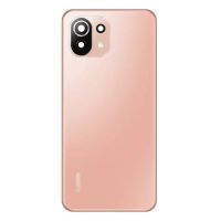 Задня частина корпусу Xiaomi Mi 11 Lite / Mi 11 Lite 5G Pink (з склом камери)