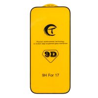 Захисне скло Full Glue 9D Tempered Glass для iPhone 17 (6.3') Black