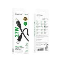 Кабель Type-C - Lightning Borofone BX119 (27W / 1m) Black