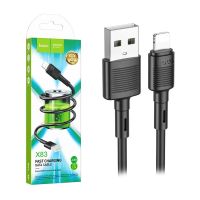 Кабель USB Lightning Hoco X83 (1m / 2.4A) Black