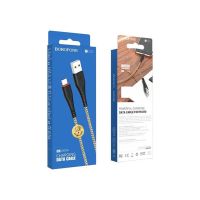 Кабель Micro USB Borofone BX25 (1m / 2.4A) White