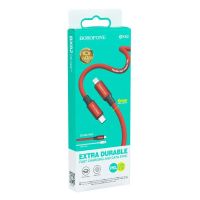 Кабель Type-C - Lightning Borofone BX82 (1m / 3A) Red