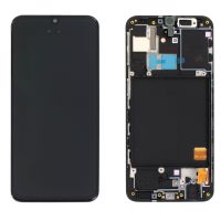 Дисплей Samsung Galaxy A40 SM-A405 OR 100% (Assembled Service Pack) with frame Black