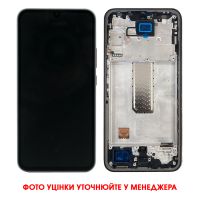 Дисплей Samsung Galaxy A34 5G SM-A346 OR 100% (Service Pack) with frame Black, Уцінка