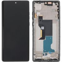 Дисплей Motorola Edge 50 Fusion complete with frame Black (Original OLED)