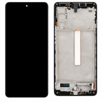 Дисплей Samsung Galaxy M52 5G SM-M526 OR (Assembled Service Pack) with frame Black