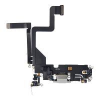 Шлейф зарядки для iPhone 14 Pro (6.1") Silver Original (PRC)