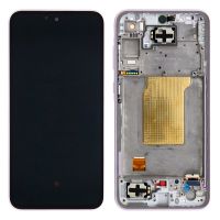 Дисплей Samsung Galaxy A35 SM-A356 OR 100% (Assembled Service Pack) with frame Awesome Lilac