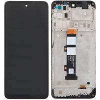 Дисплей Motorola Moto E32S (XT2229) complete with frame Black Original (PRC)
